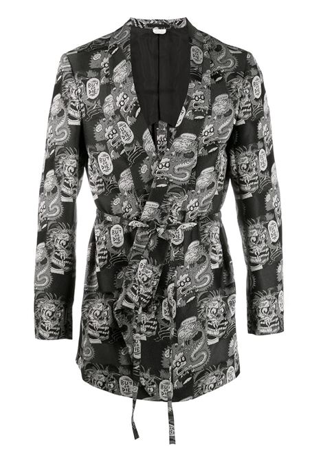 Blazer Buy Or Die di colore nero COMME DES GARCONS Homme Plus | Giacca | PD-J061-0511